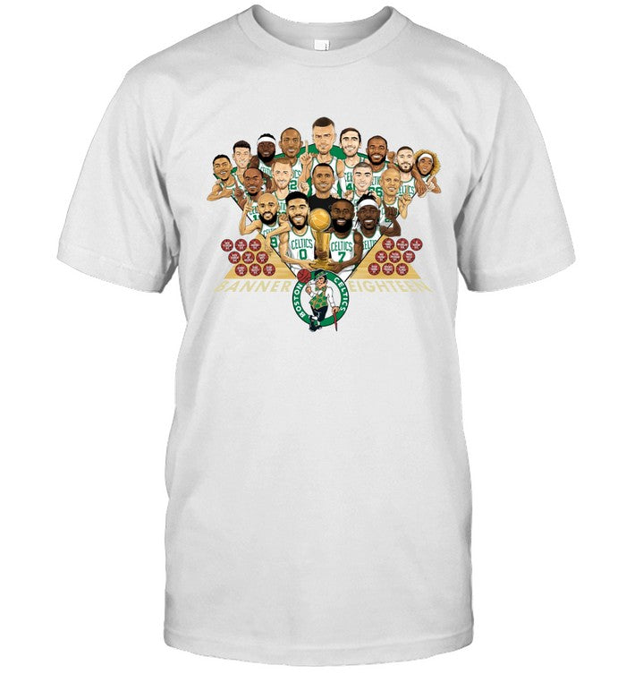 Limited Boston Celtics 2024 Banner Eighteen Shirt