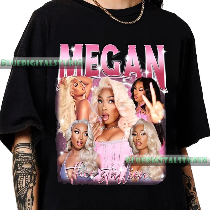 Limited Megan Thee Stallion Shirt Vintage Megan Thee Stallion 90S Shirt Rapper Megan Thee Stallion Bootleg Shirtretro Megan T-shirt Sweatshirt Hoodie