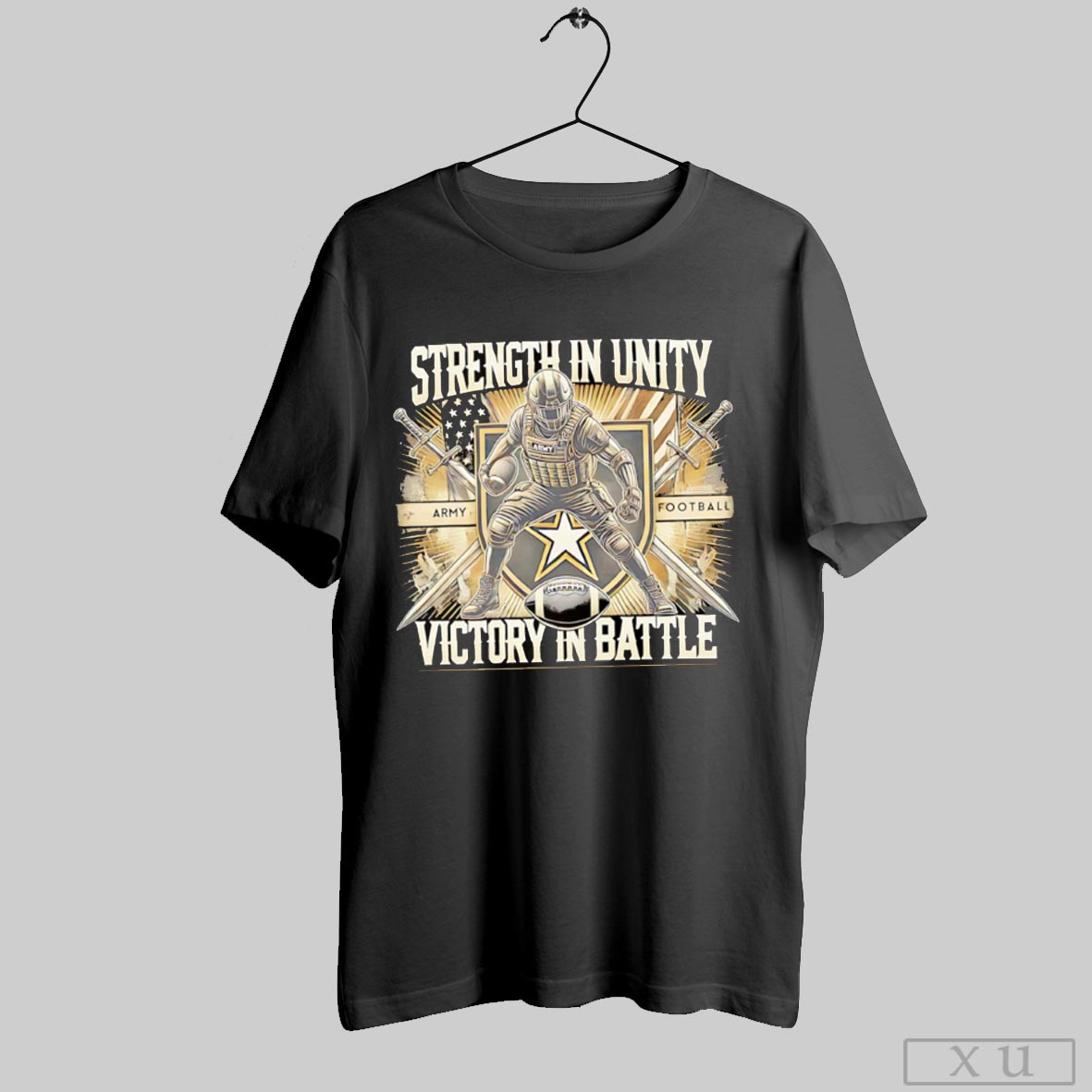 Strength In Unity Victory In Battle Army Football Shirt