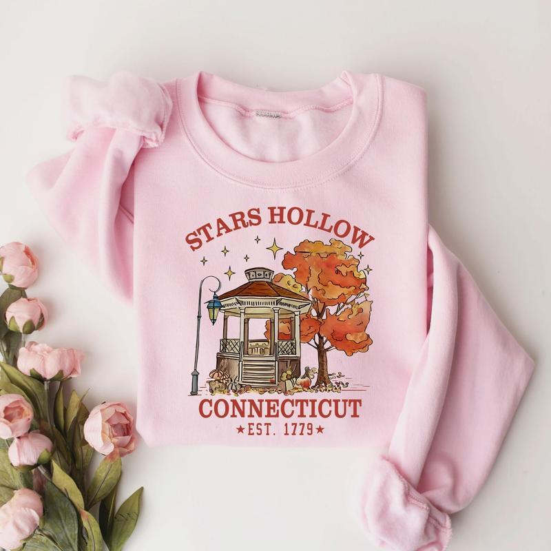 Star's Hollow Luke's Sweatshirts - Shirt , Gilmore Girls Shirt, Autumn Festival Shirts, Connecticut EST. 1779 Tee, Stars Hollow Shirt, Halloween Gift, Gilmore Girls Shirt, For Men, For Women, Classic Fashion Cotton Underwear Shirt Hoodie Sweaters