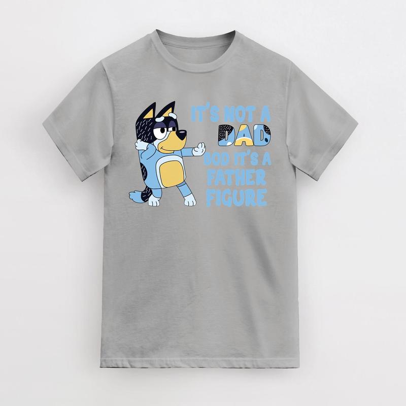 Bluey Shirt, It's Not A Dad Bod It's A Father Figure Shirt, Bandit Shirt, Father Day Tee, Bluey Dad Shirt, Bluey Gifts for Dad, Bluey Bandit