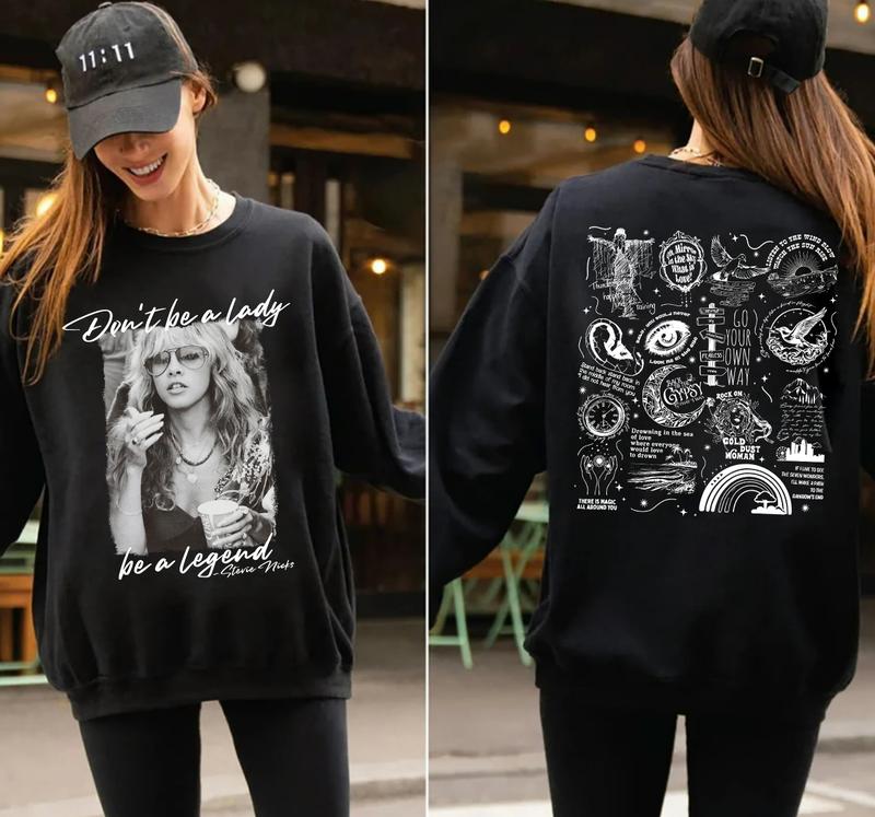 Tracklist Stevie Nicks 2 Sides Newest Shirt Sweatshirt Hoodie, Silver Springs Shirt Unisex, Gifts For Her