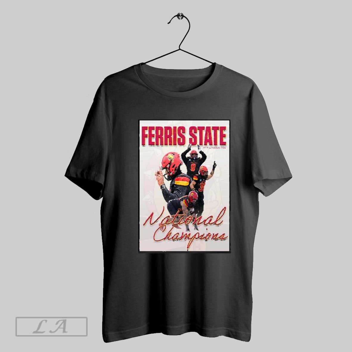 Premium Ferris State Bulldogs Football Wins The 2024 Ncaa Division Ii National Champions Home Decor Poster T Shirts