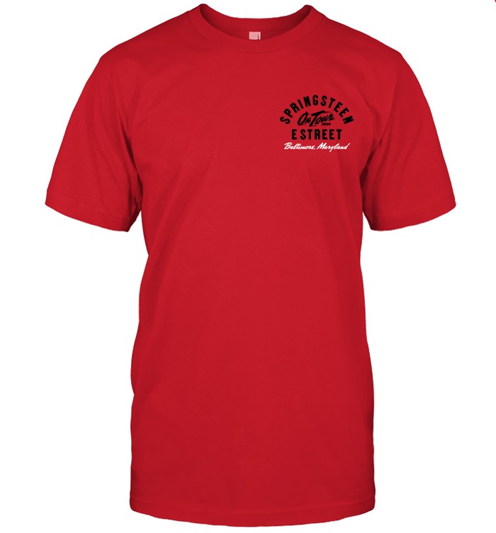 Shirt Springsteen & The E-Street Band Sep 13 2024 Baltimore Event