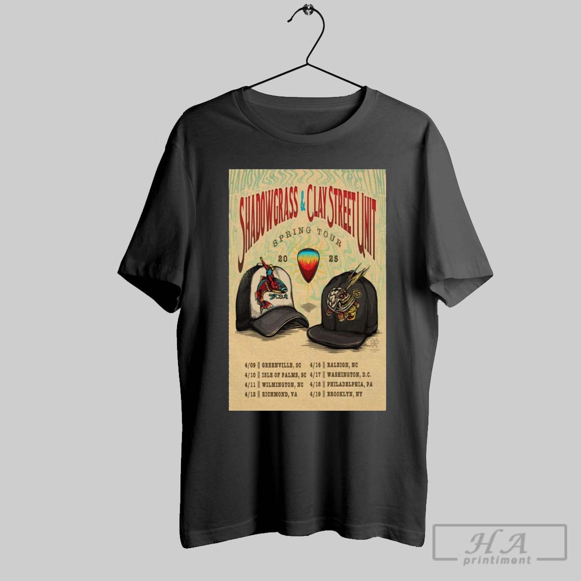 Shadow Grass Clay Street Unit Spring Tour April 2025 Poster T Shirt