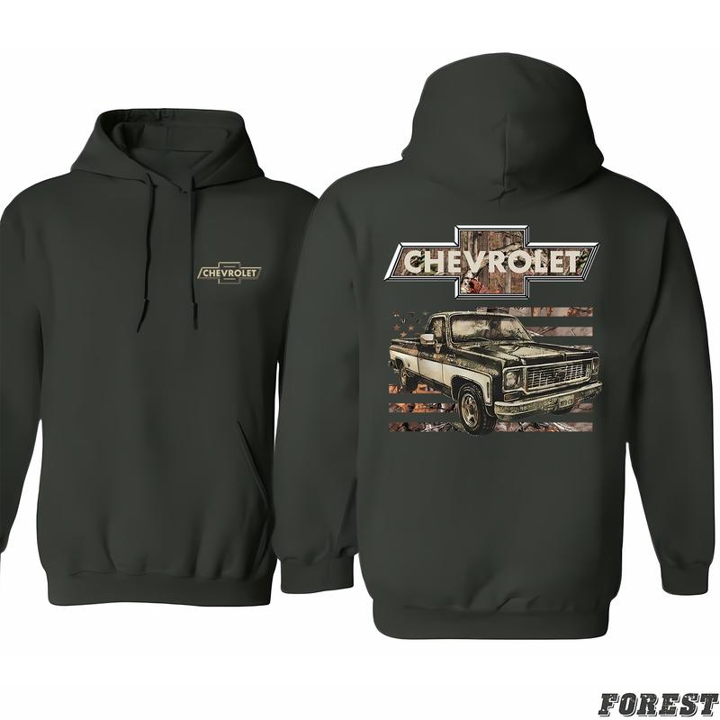 Chevrolet - 73 Camo Flag T-shirt Hoodie, High Performance Apparel, Gender Fluid Fashion, Classic Cotton, Menswear Unisex, Unisex