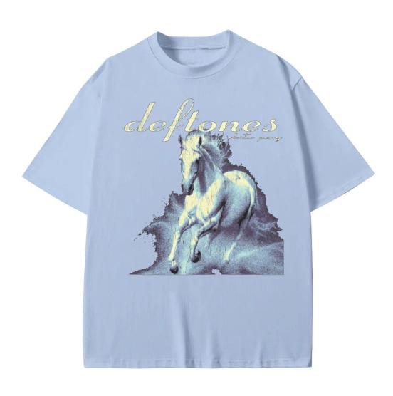 Deftones WHITE PONY Vintage Style Shirt Cotton Decoration Menswear Top