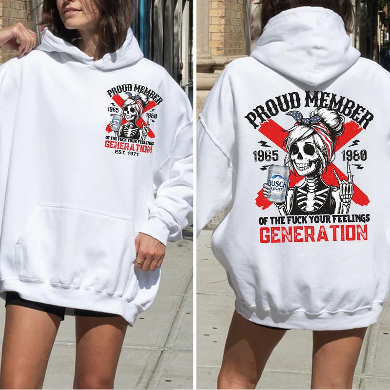 Gen X Proud Member Bus Shirt: Raised On Hose Water T-Shirt, Vintage Humor, Funny Quotes Gen X Tee