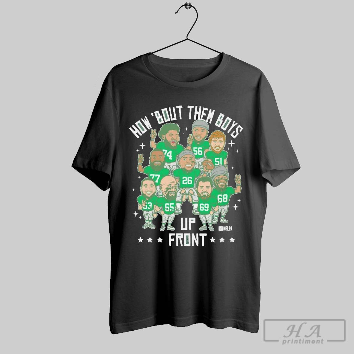 Saquon Barkley Philadelphia Eagles How Bout Them Boys Up Front T Shirts