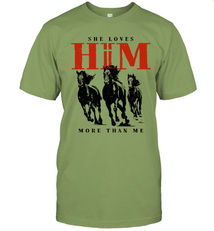 Ian Munsick She Loves Him More Sage 2024 Shirt