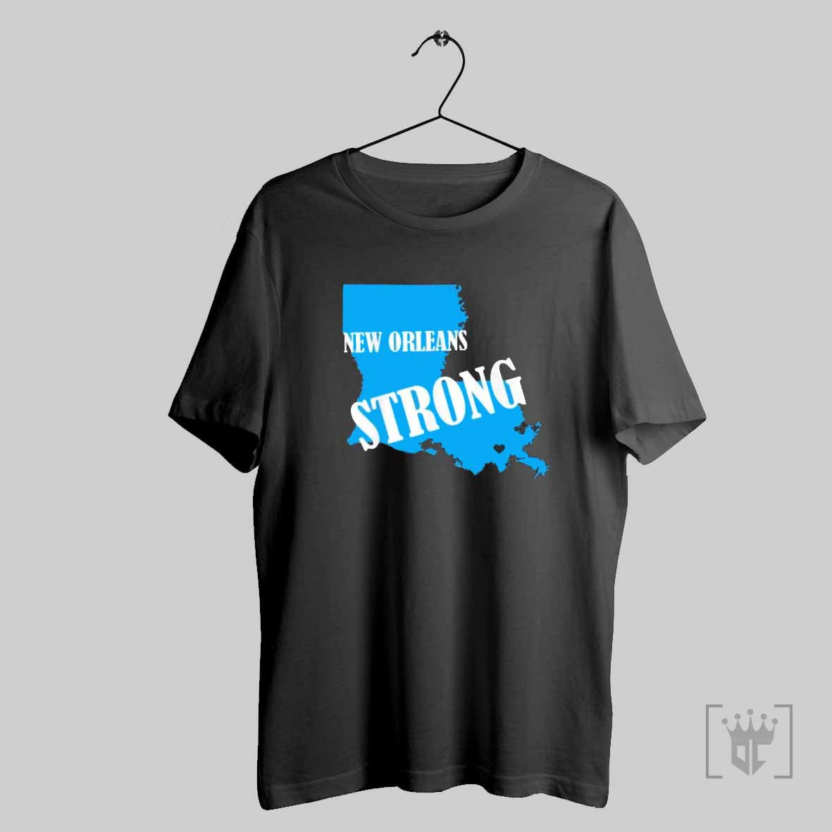 Support New Orleans Nola Strong 2025 Pray For Nola Map T Shirt