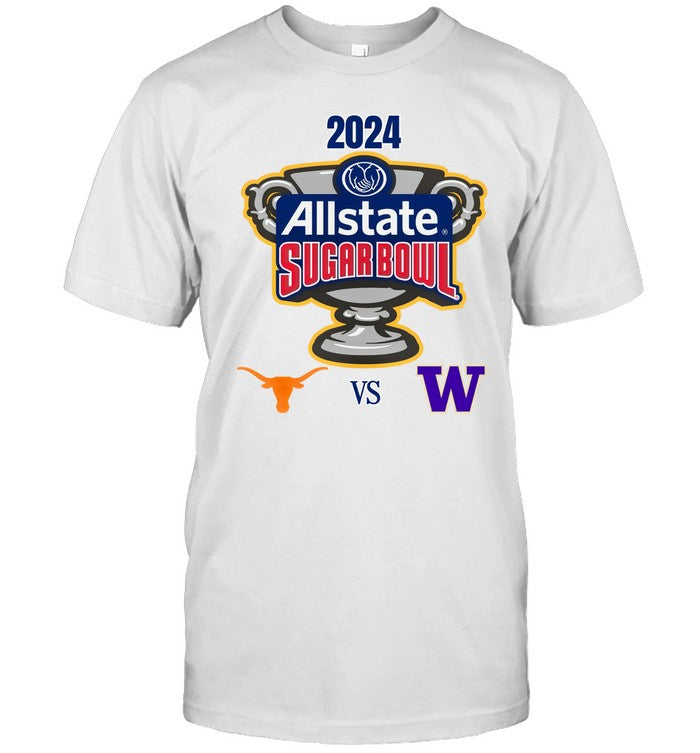 Sugar Bowl 2024 Texas Longhorns vs UW Huskies Shirt