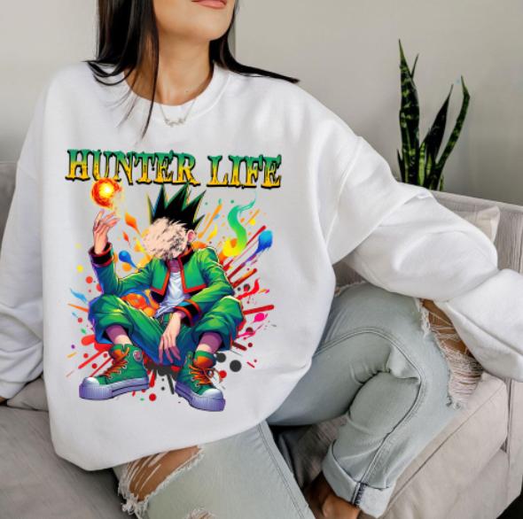 Gon Hunter Life Sweatshirt, HXH Sweatshirt Hoodie Shirt, animee shirt