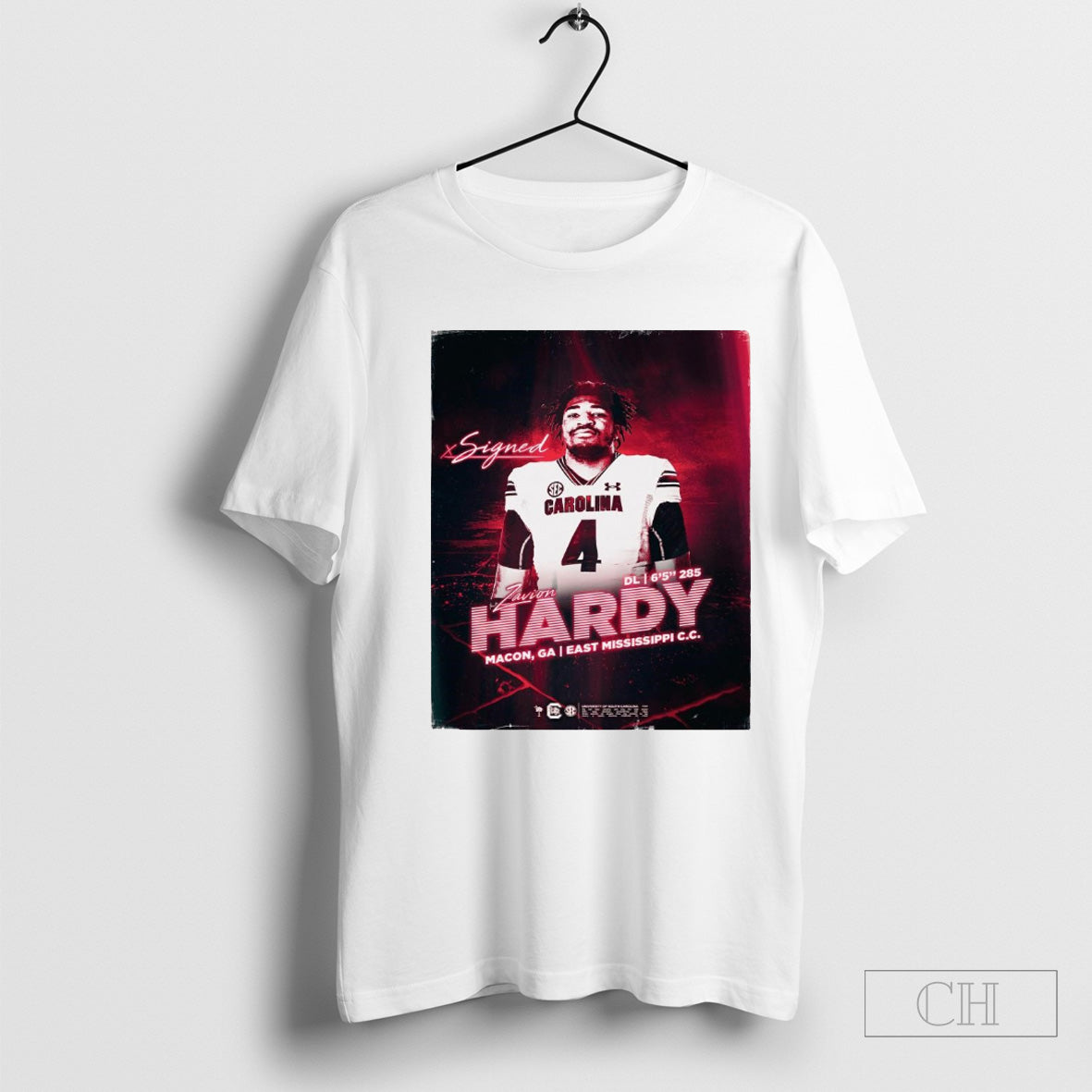 South Carolina Gamecock Signed Zavion Hardy DL Macon GA East Mississippi Poster t-shirt