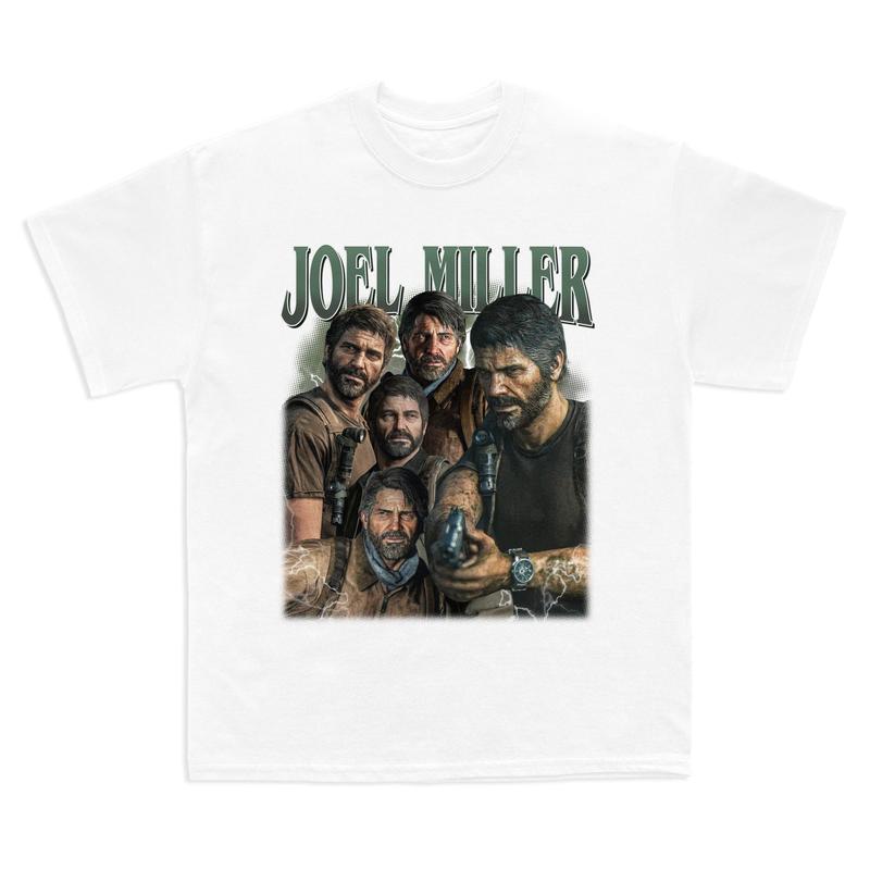 Joel Miller The Last Of Us Vintage T-Shirt, TLOU Retro Style Shirt, Joel Miller Gift For Movies Lovers, Characters in Game Sweatshirt, Hoodie