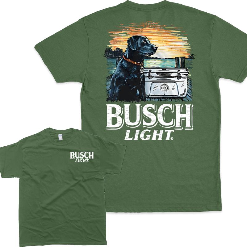 Limited Busch Light Men Best Friend T-Shirt, Beer Lover Graphic Tees, For Men, For Women, Men's T-Shirt, Men's Clothes Casual Crewneck
