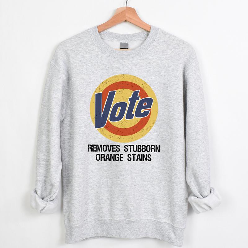 Vote Shirt, Anti Trump T-shirt, Vote Removes Tshirt, Kamala Harris Shirt, Election 2024, Harris 2024 Tee, Vote Removes Stubborn Orange Stains, Anti Trump Gifts, Vote Shirt Women Tee