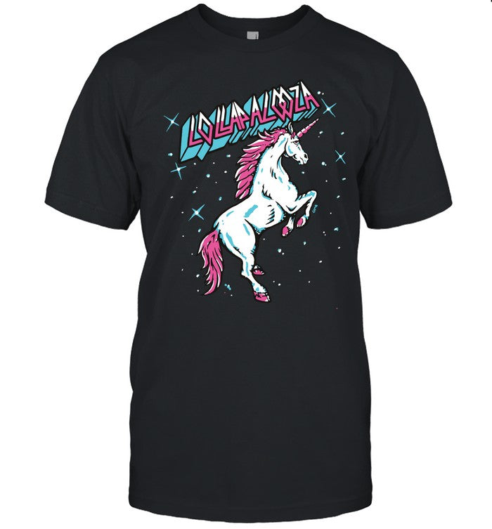 Lollapalooza Unicorn Lineup T-Shirt
