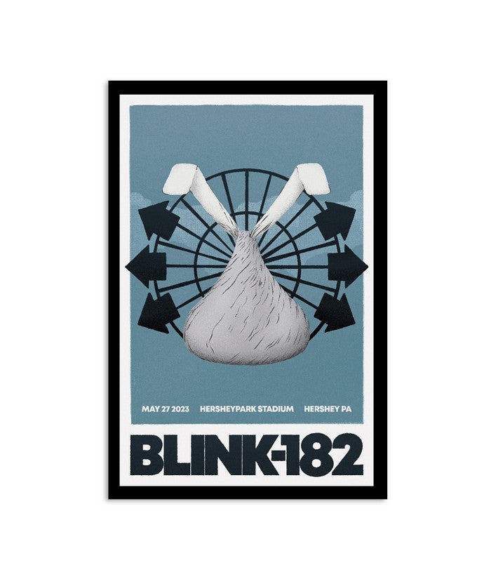 Poster Blink-182 Hershey Pa Hersheypark Stadium May 27 2023