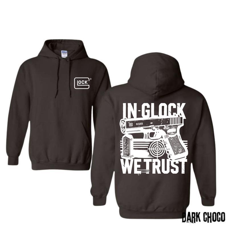 In Glock We Trust Hoodie for Men and Women, Classic Fit - Menswear , Glock Hoodie , Classic