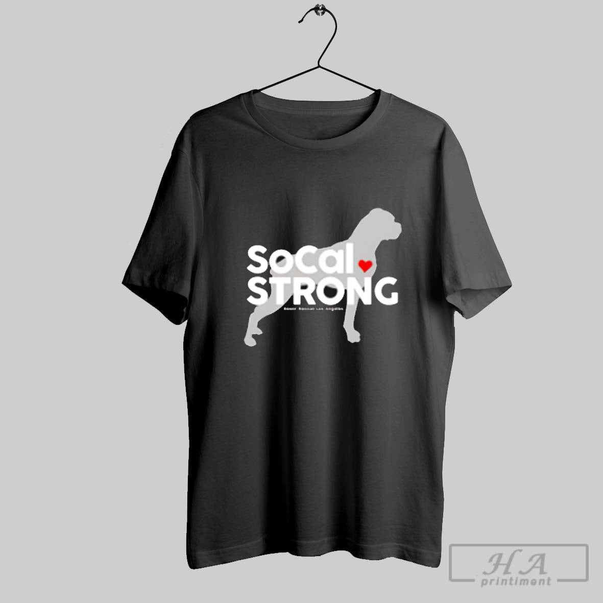 Socal Strong Boxer Rescue Los Angeles Dog Shirt