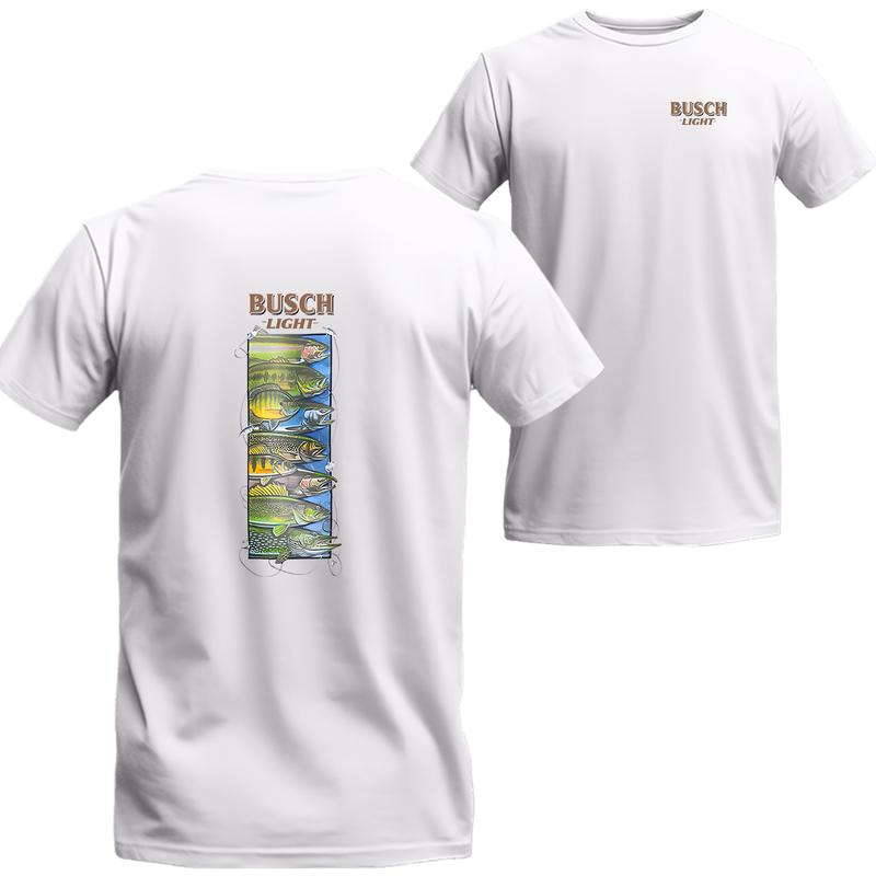 BUSCH LIGHT BEER Wildlife 2-sided T-shirt, Unisex T-shirt For Men, For Women, Best choice, Menswear Top, Beer Shirt Underwear Streetwear