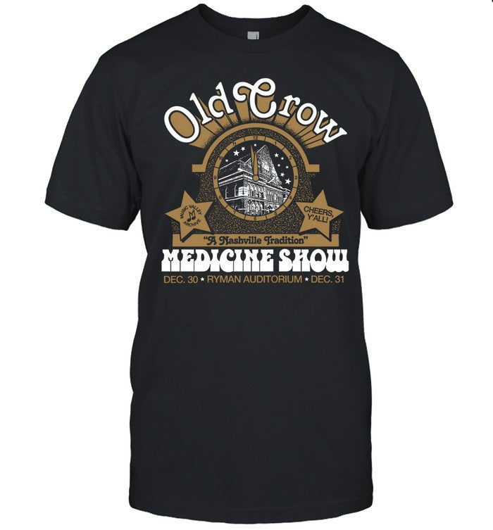 December 30-31 2024 Ryman Auditorium Nashville TN Old Crow Medicine Show Concert Shirt