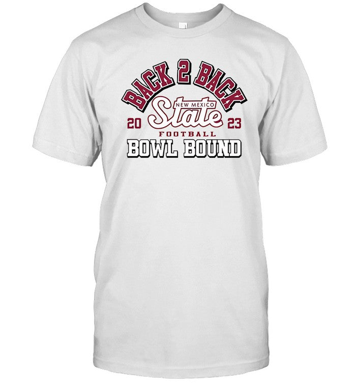 T-Shirts Back 2 Back Bowl Bound 2023 State New Mexico Limited_1