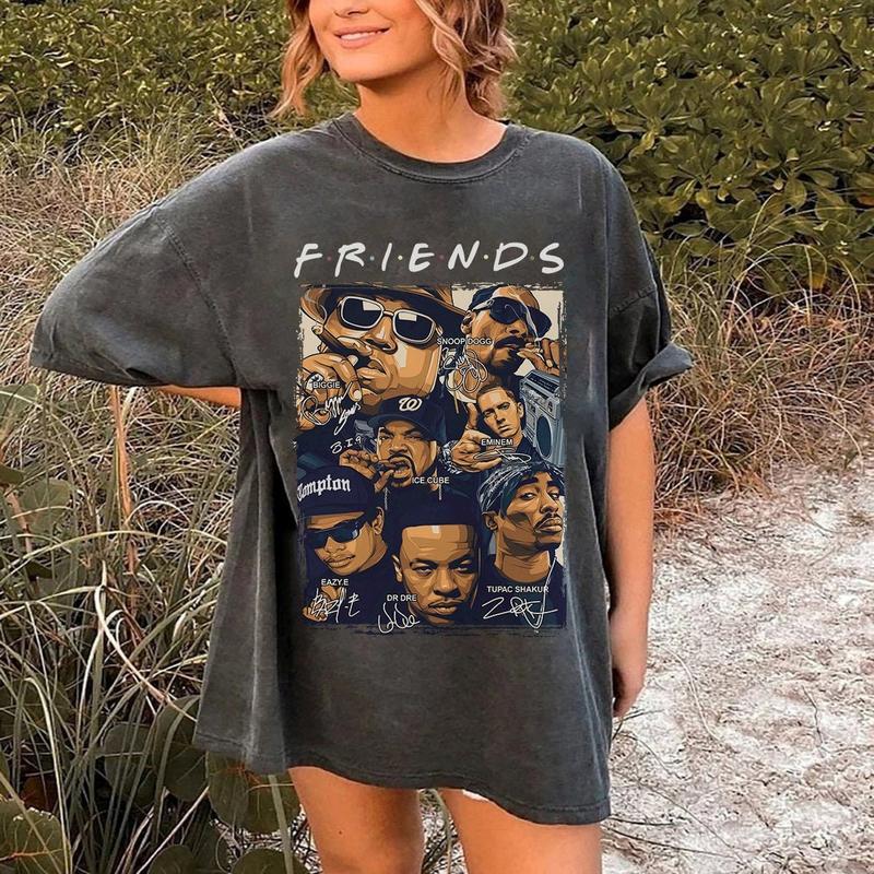 Friends Rapper Tee, Trending Shirt, Friends Hip Hop Shirt, Viral Tee, Gift For Fan, Hip Hop Tee, Friends Shirt, Unisex Short Sleeve Tee Shirt