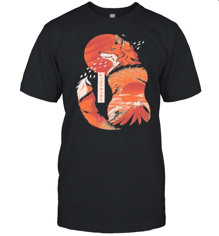 Japanese fox shirt