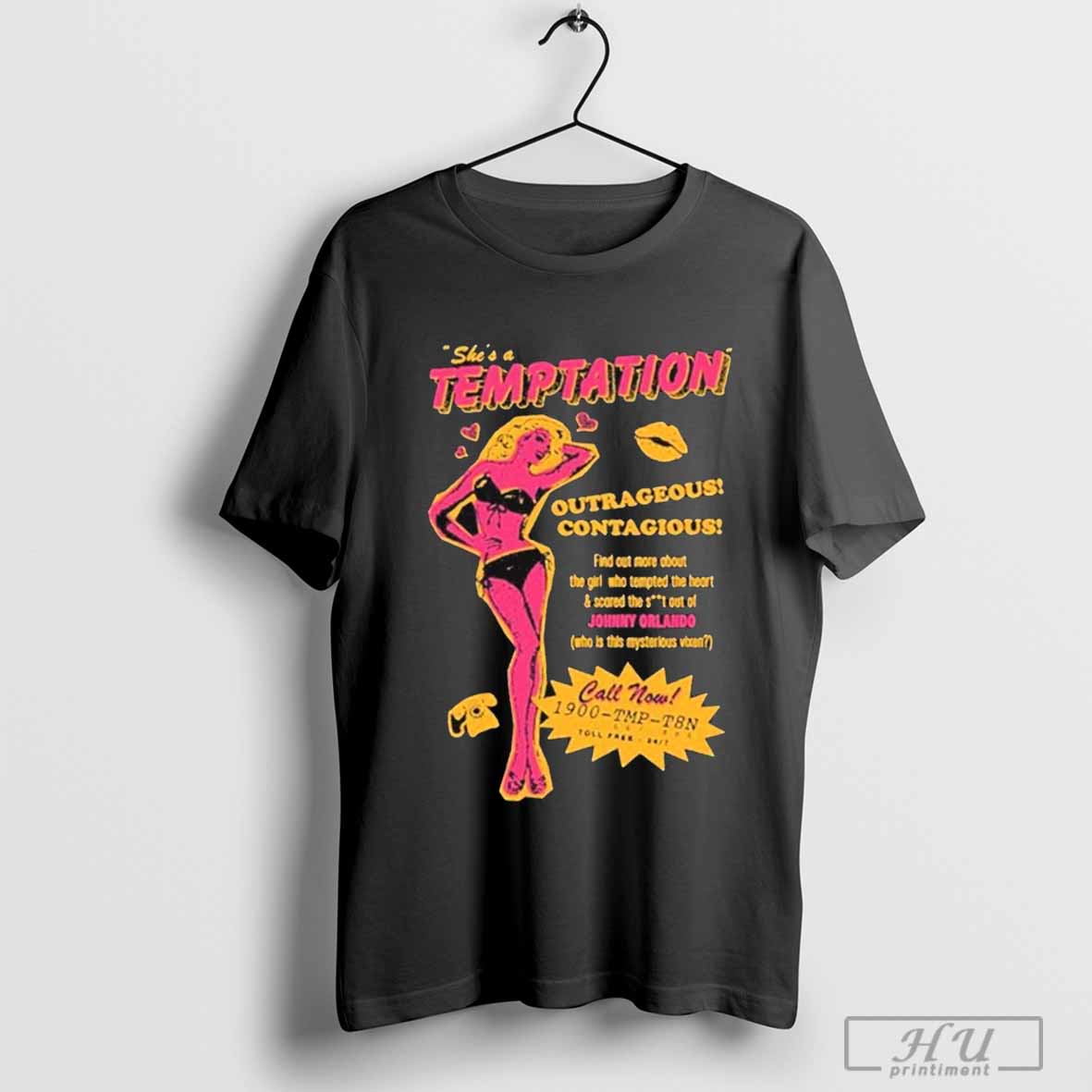 Sheâ€™s A Temptation Outrageous Contagious Johnny Orlando t-shirt