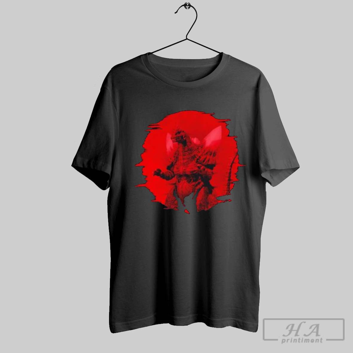 Spacegojira Under A Blood Red Sky Shirt