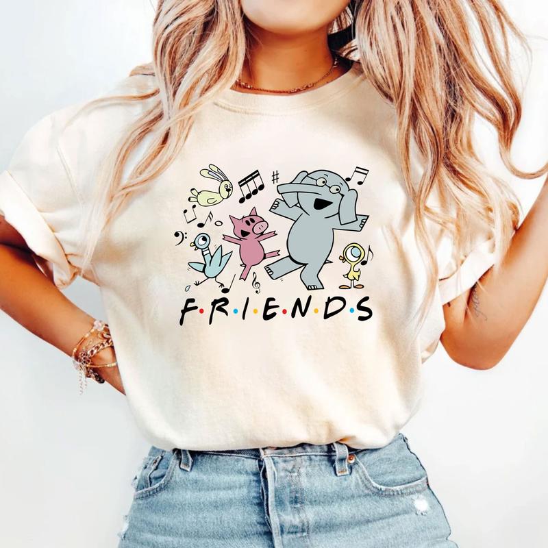 Friends Piggie Elephant Pigeons Shirt, Read More Book T-shirt, It's A Good Day To Read Kids Tee, Children Books, Book Lover Gift, Bookworm Shirt, Read