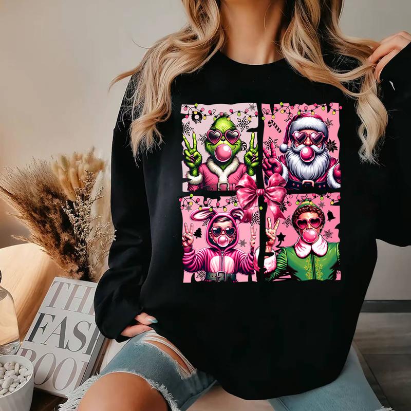 The Boys Of Winter Sweater, Christmas 90â€™s Series Sweater, Pink Christmas Movie Sweater, Christmas Movie Characters Sweater, Funny Holiday Sweater