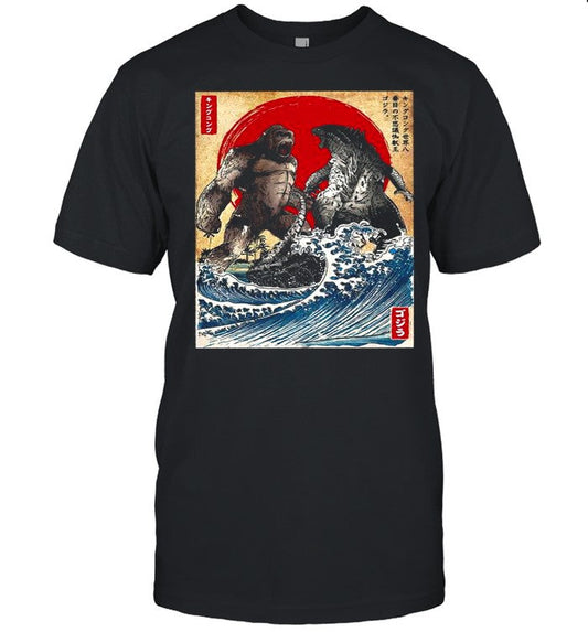 Kaiju Japanese King Kong Vs Godzilla Movie 2021 shirt