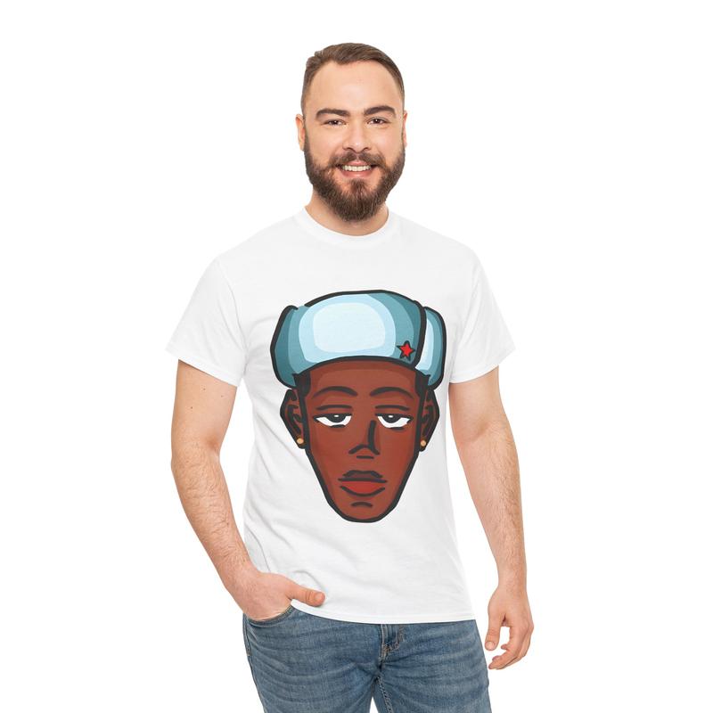 Tyler Vintage Animated Graphic Tee Casual Cotton Menswear Top Classic Smooth Underwear Man Tshirt Streetwear Crewneck Shortsleeve T-Shirt