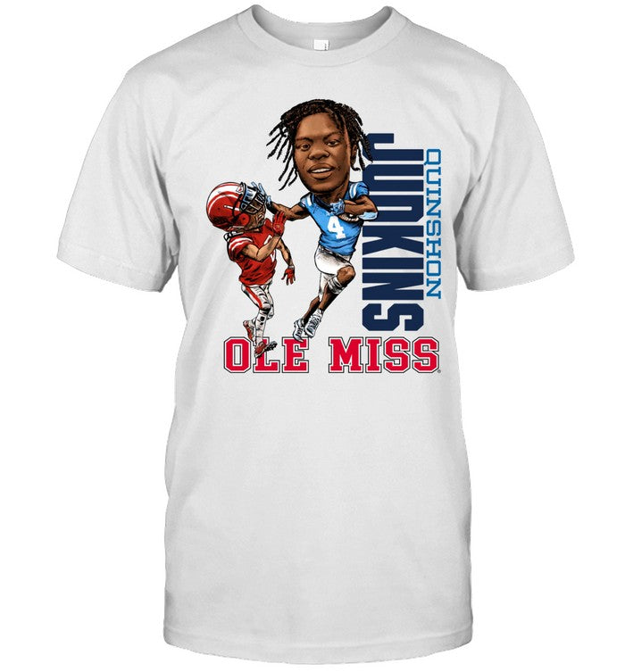 Ole Miss Quinshon Judkins Caricature Shirt