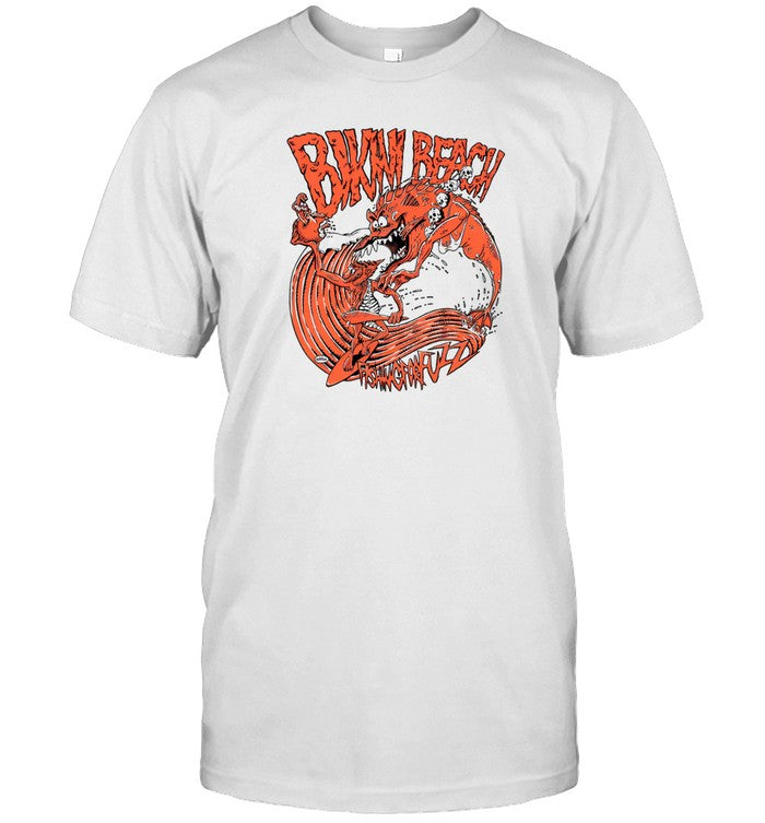 T-Shirt Bikini Beach Fishing For Fuzz Limited
