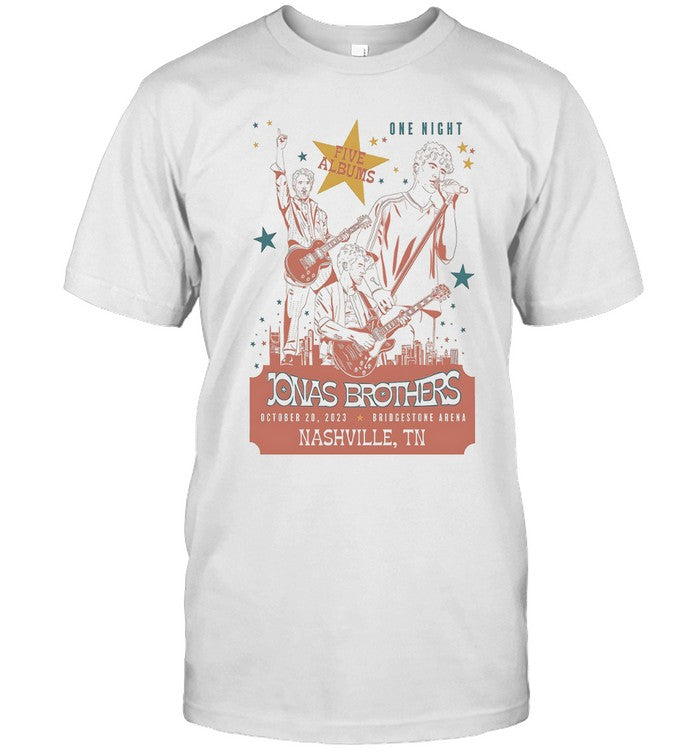 Jonas Brothers Nashville, TN Event 2023 T-Shirt