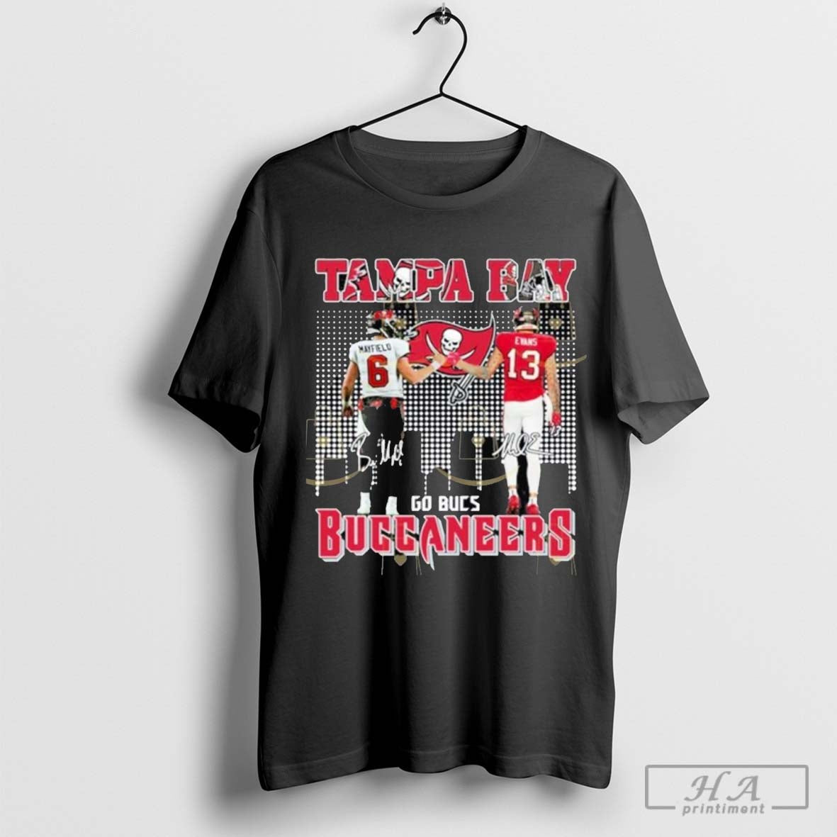 Tampa Bay Buccaneers Baker Mayfield x Mike Evans Signature Go Bucs Shirt