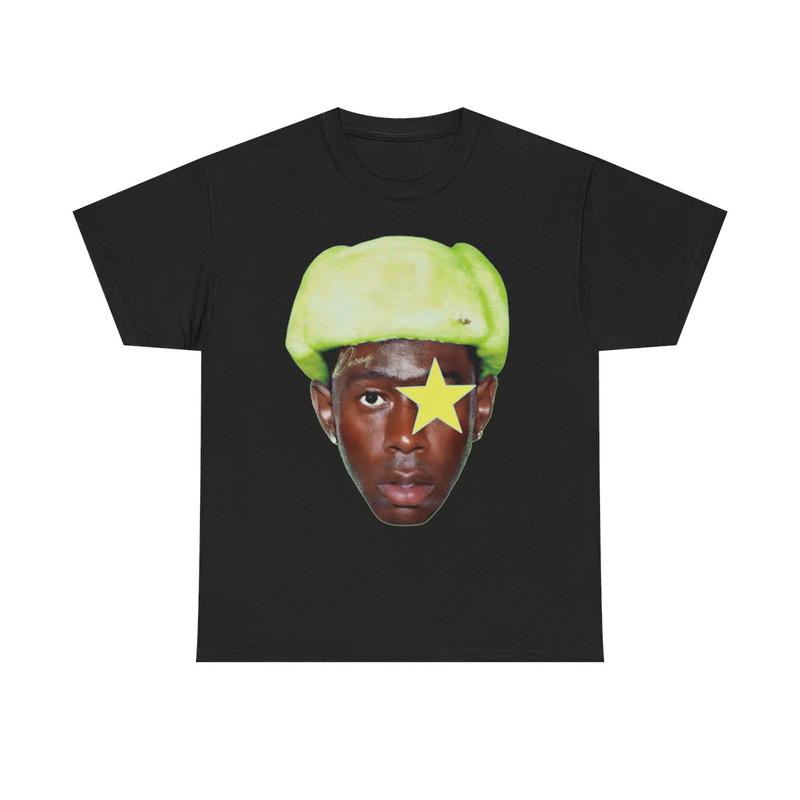 Tyler Star Inspired T-Shirt Y2k 90s Hip-Hop Vibes Heavy Cotton Graphic T-Shirt Tshirt Shirt HipHop Rap Tee Casual Classic Menswear Retro Top Vintage C