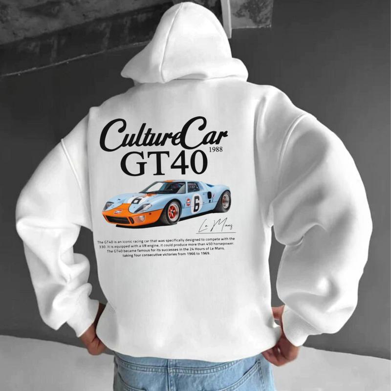 Ford GT40 Le Mans T-shirt, Hoodie, Sweater, Car Enthusiast Shirt, Car Clothing, 90's Car, Unisex, Vintage car shirt