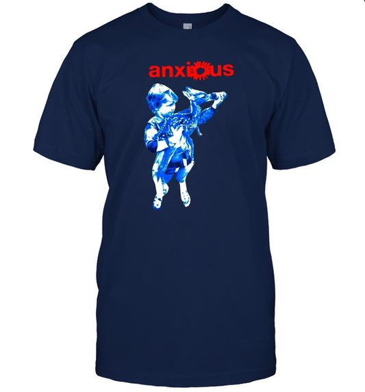 anxious deer kid funny shirt