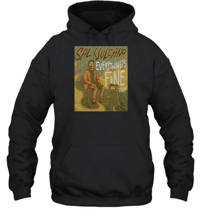 Sal Vulcano Everything's Fine Tour Artwork Hoodie
