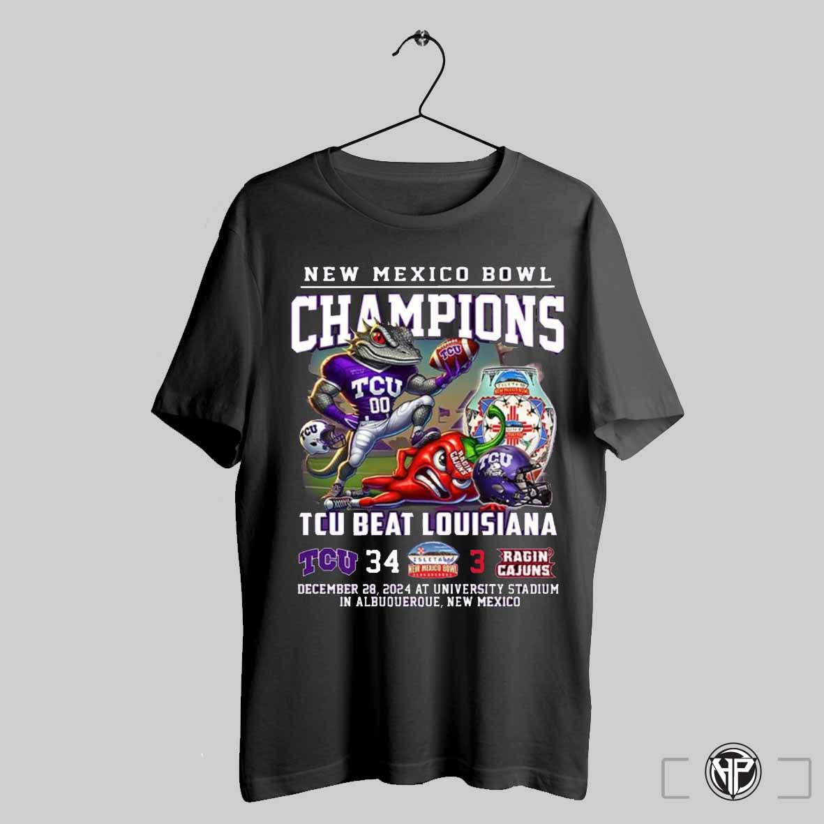 Tcu Horned Frogs Beat Louisiana New Mexico Bowl 2024 Champions T Shirt Trending Sweatshirt