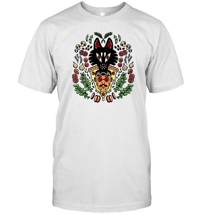 Pizzamas Wolf Pizza John T Shirt