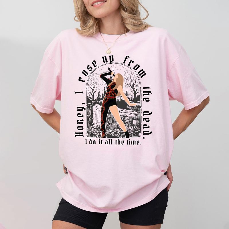 Honey I Rose Up From The Dead Halloween Shirts, Music Halloween 2024 SweatshirtHoodie