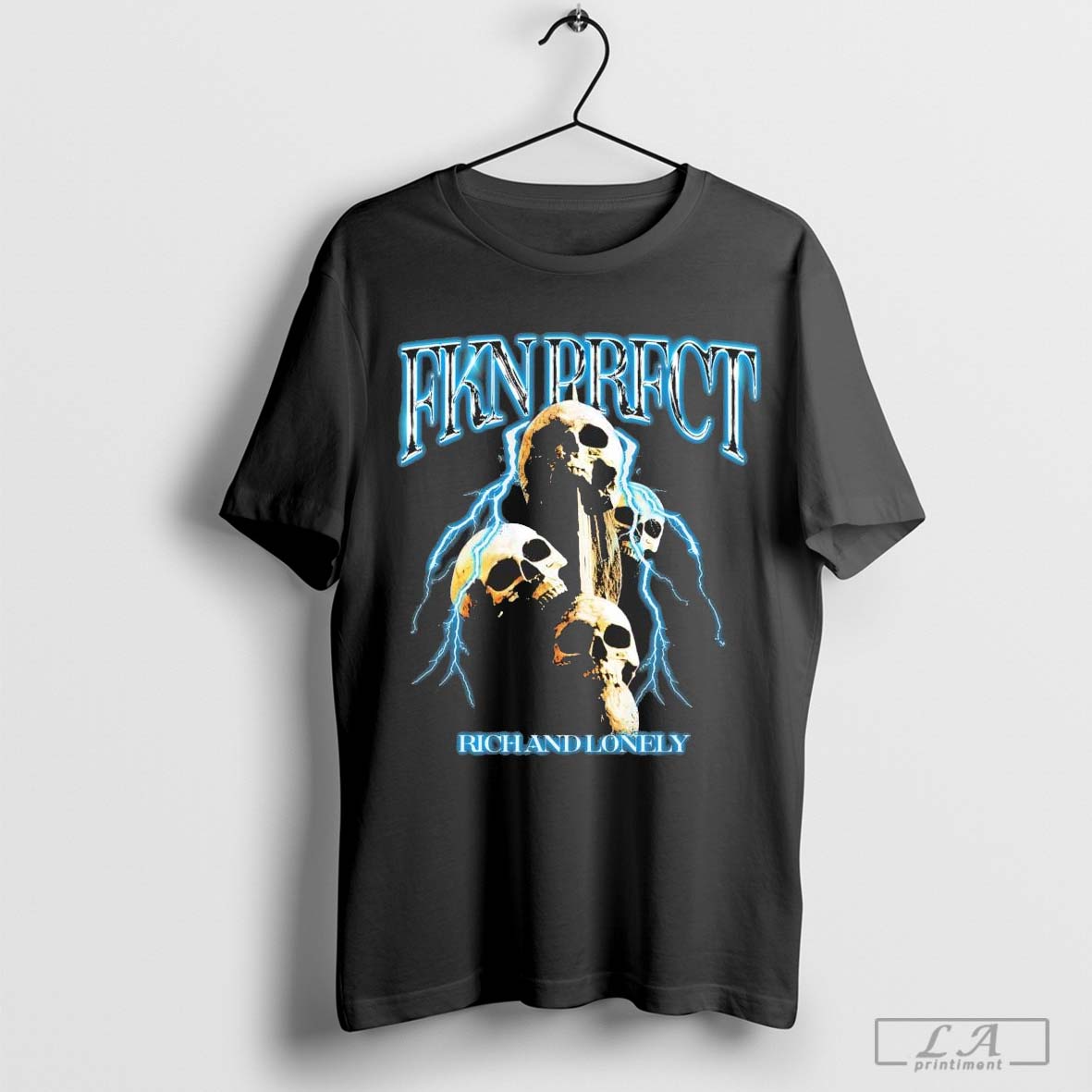 Rnl X Fkn Stacked Skulls Shirt
