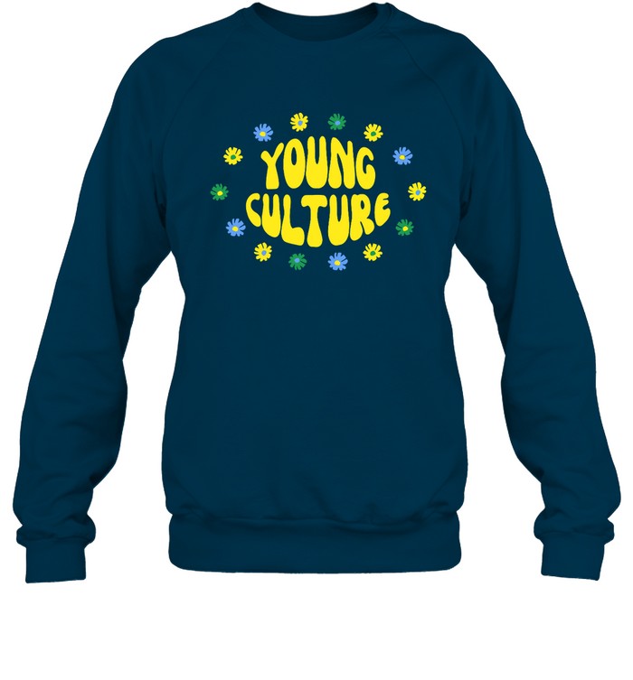 Groovy Flowers Young Culture Sweatshirt