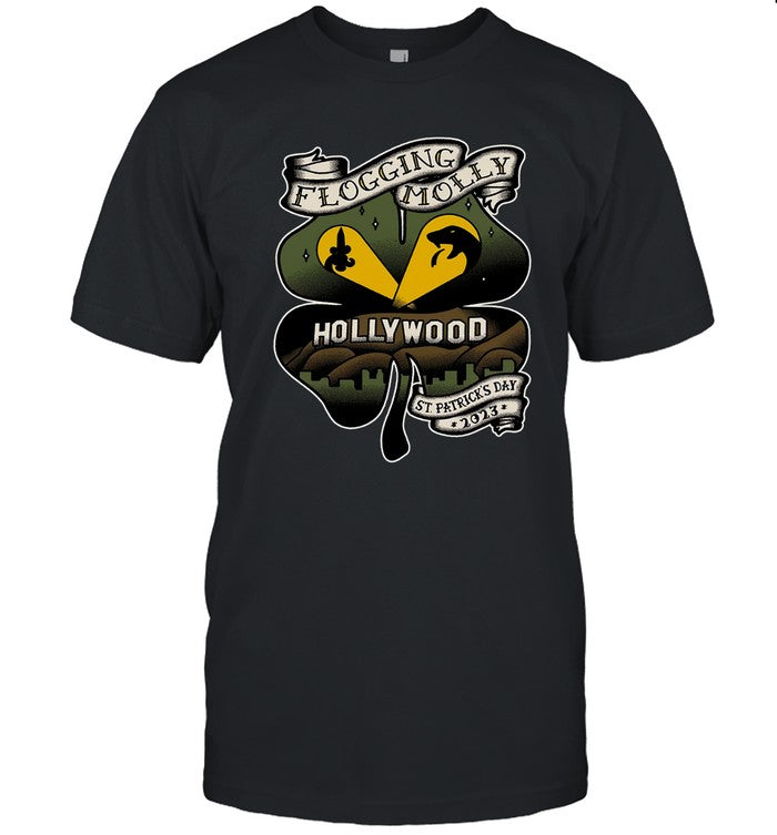 Flogging Molly Hollywood 2023 St. Paddyâ€™s Day T-Shirt